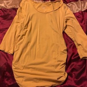 Motherhood Maternity Blouse Mustard